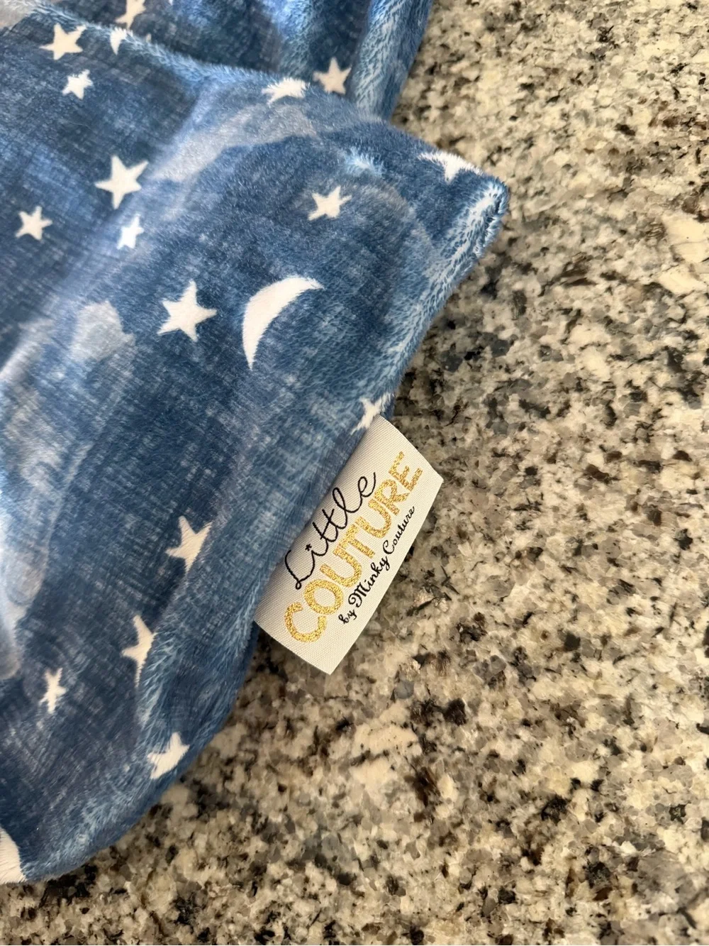 Blue Star & Moon Childs zip up sleeper 2t-3t